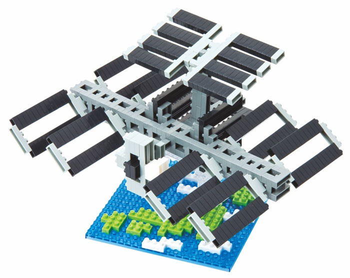 Kawada NBH-015 nanoblock International Space Station (4972825140017)