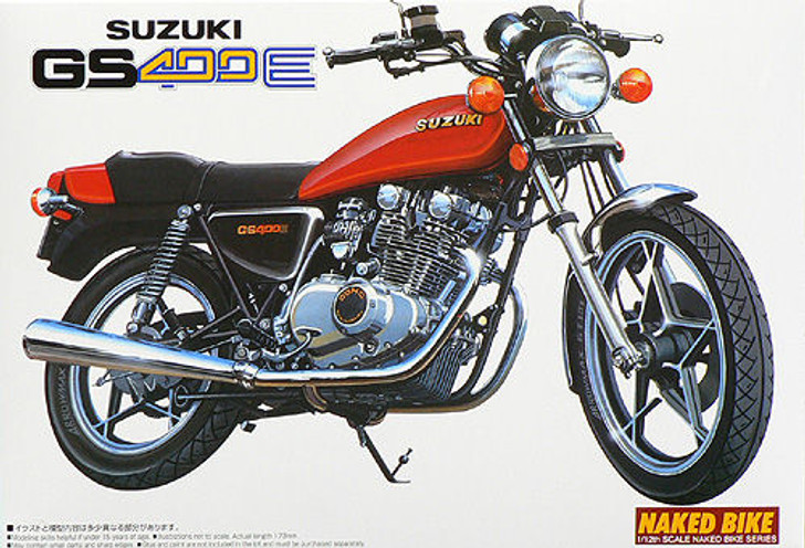 Aoshima Naked Bike 11 42472 Suzuki GS400E 1/12 Scale Kit