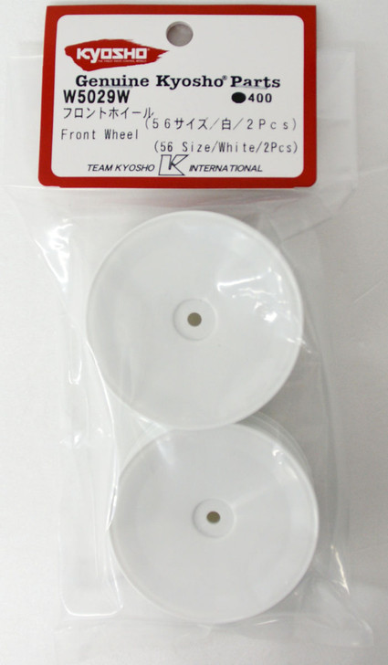 Kyosho W5029W Front Wheel(56 Size/White/2Pcs)