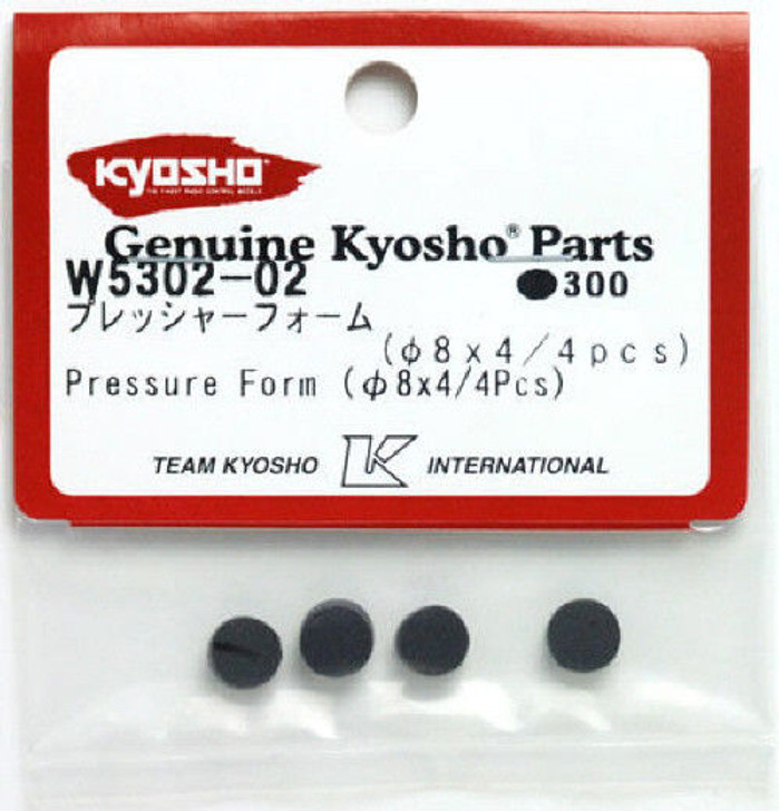 Kyosho W5302-02 Pressure Form (?8x4/4Pcs)