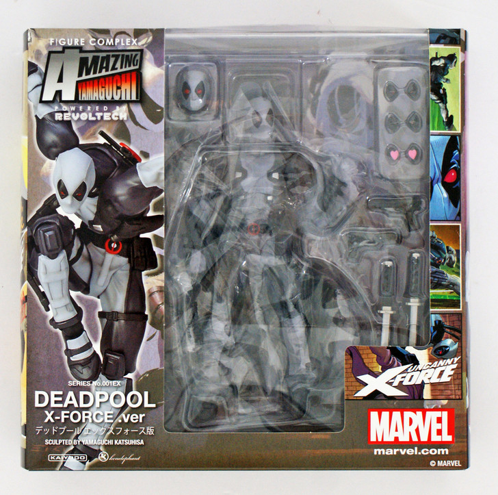 Kaiyodo Revoltech Amazing Yamaguchi X-Force Deadpool Figure Toy New in Box 