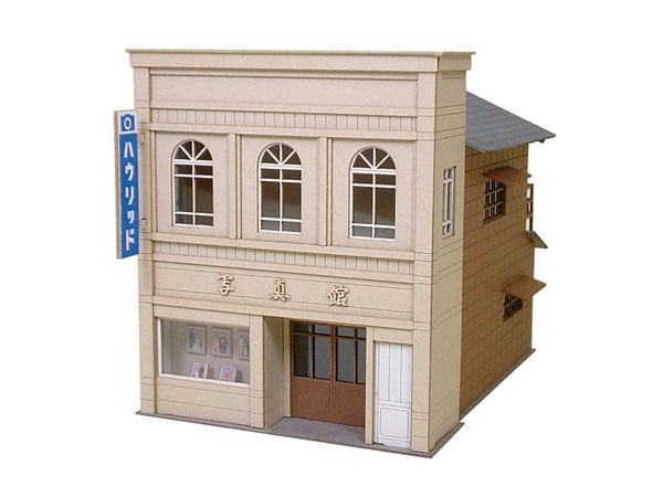 Sankei MK05-06 A Shop Aound the Corner B 1/87 HO Scale Paper Kits
