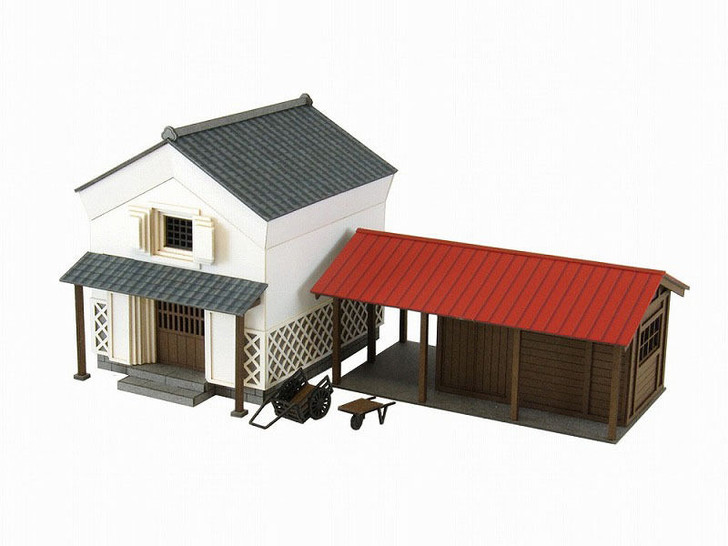 Sankei MK05-29 Storehouse B 1/87 HO Scale Paper Kits