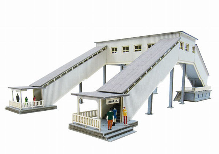 Sankei MP01-127 Flyover Station 1/220 Z Scale Paper Kits