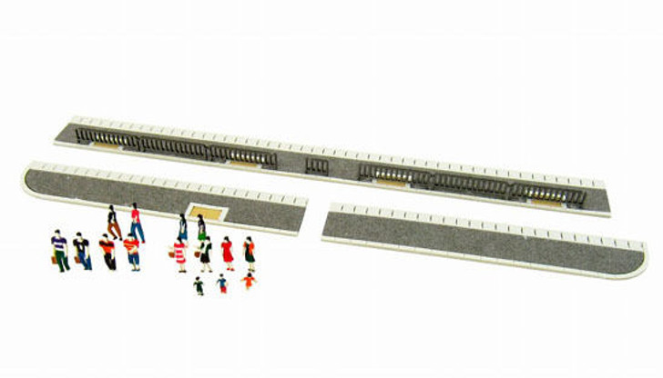 Sankei MP01-133 Sidewalk B 1/220 Z Scale Paper Kits