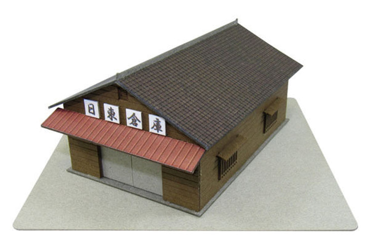 Sankei MP01-50 Warehouse A 1/220 Z Scale Paper Kits