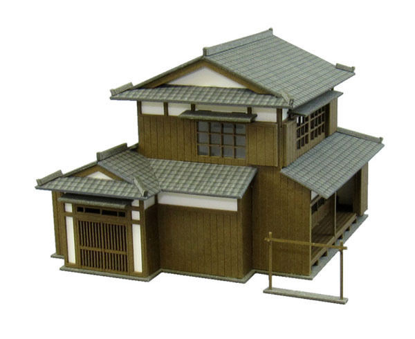 1/87 Scale Paper Craft Kit - 'Home 30A' Model Building Kit, Japanese Import - View #6