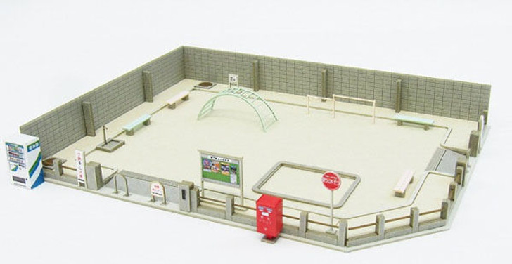 Sankei MP03-80 Small Park 1/150 N Scale Paper Kits