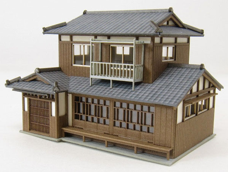 Sankei MP03-85 Japanese Old House C 1/150 N Scale Paper Kits