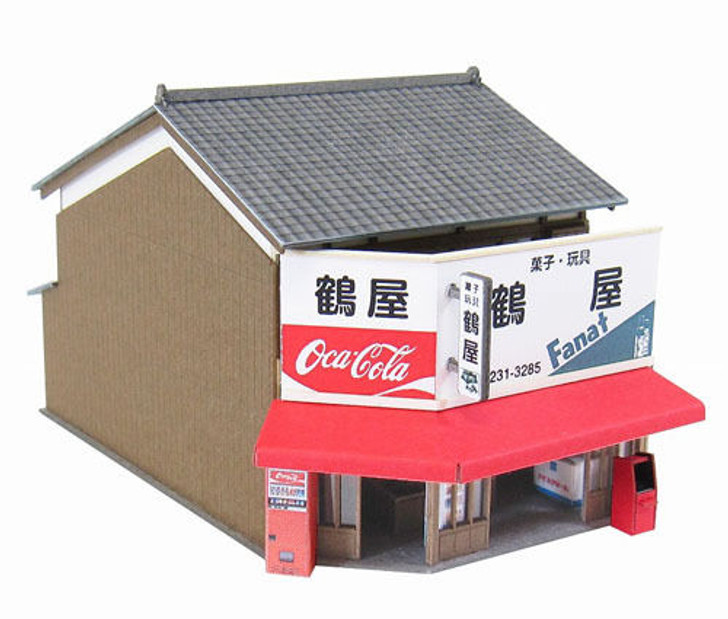 Sankei MP03-89 Japanese Store G 1/150 N Scale Paper Kits