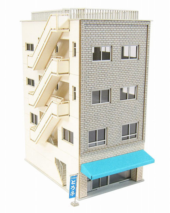 Sankei MP03-90 Building C 1/150 N Scale Paper Kits