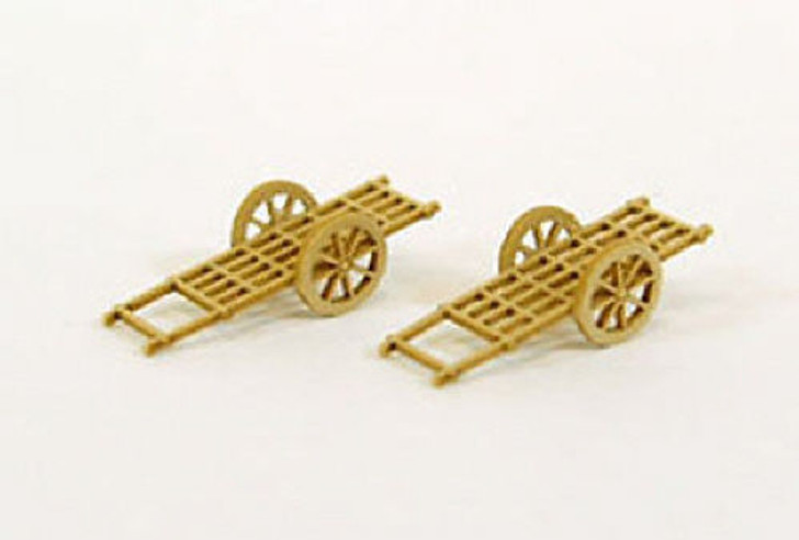 Sankei MP04-17 Large Two-wheeled Cart 1/150 N Scale Paper Kits