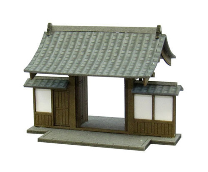 Sankei MP04-43 Main Gate 1/150 N Scale Paper Kits