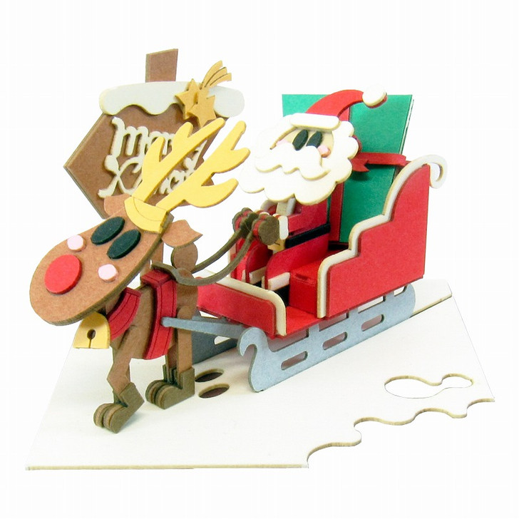 Sankei MP05-13 Santa Claus Non-Scale Miniature Art Paper Kits Paper Kits