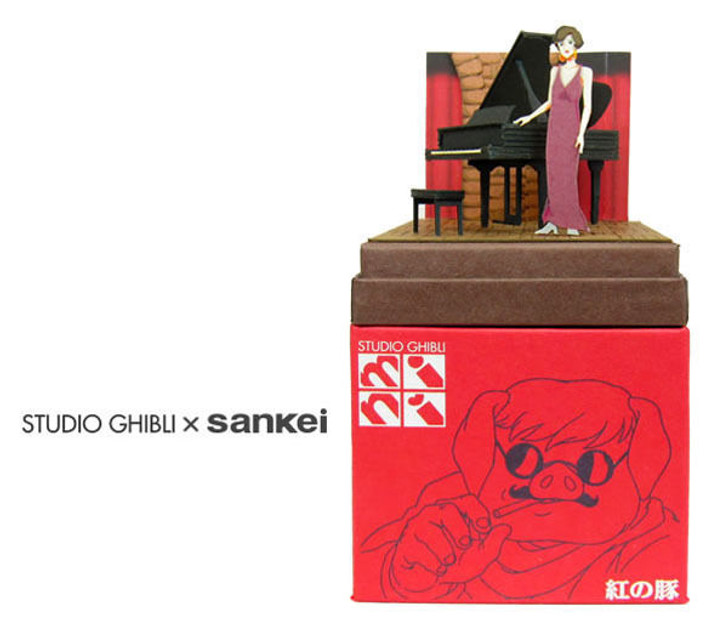 Sankei MP07-22 Studio Ghibli Singing Gina Porco Rosso Non-Scale Paper Kits