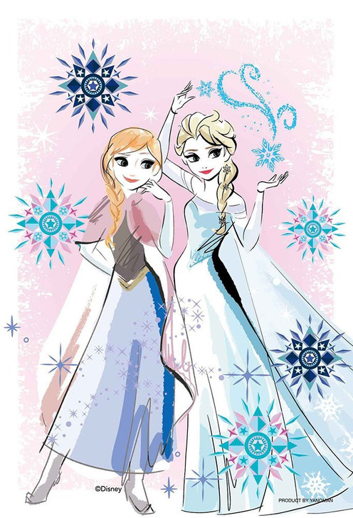 Yanoman Prism Art Jigsaw Petit Puzzle 97-186 KIRIART Frozen Anna & Elsa (70 Pieces)