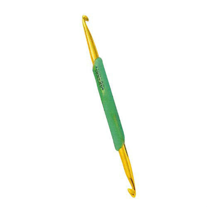 Hamanaka H250-510-7 RakuRaku Crochet Hook Double 7.5/0-9/0 (4.5-5.5mm) Green