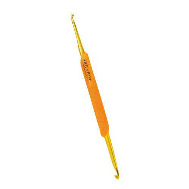 Hamanaka H250-510-4 RakuRaku Crochet Hook Double 4/0-6/0 (2.5-3.5mm) Orange