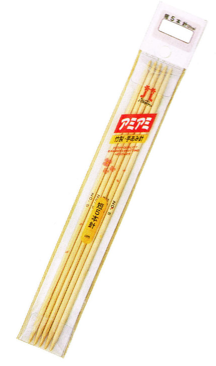 Hamanaka H250-300-7 Knitting Needle (Bamboo) 20cm No.7 (4.2mm)