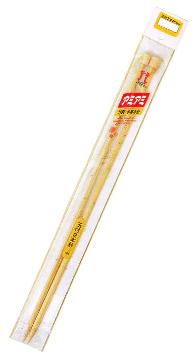 Hamanaka H250-100-8 Knitting Needle (Bamboo) 33cm No.8 (4.5mm)