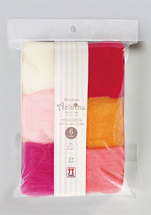 Hamanaka H441-141-5 Aclaine Acrylic Fiber 6 Color Set No.5