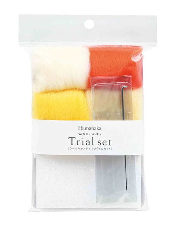 Hamanaka H441-130-1 Wool Candy Trial Set Orange