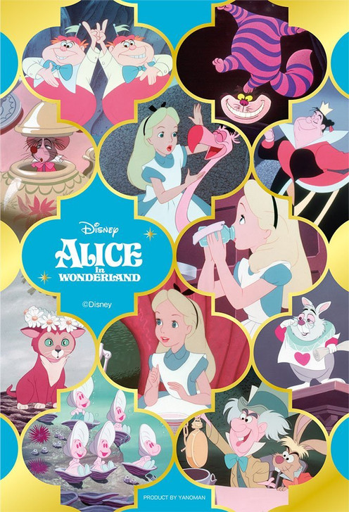 Yanoman Jigsaw Puzzle 99-434 Dream Scenes Alice in Wonderland (99 Small Pieces)