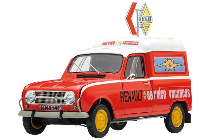 Ebbro 25012 Renault 4 Fourgonnette Service Car 1/24 scale plastic model kit