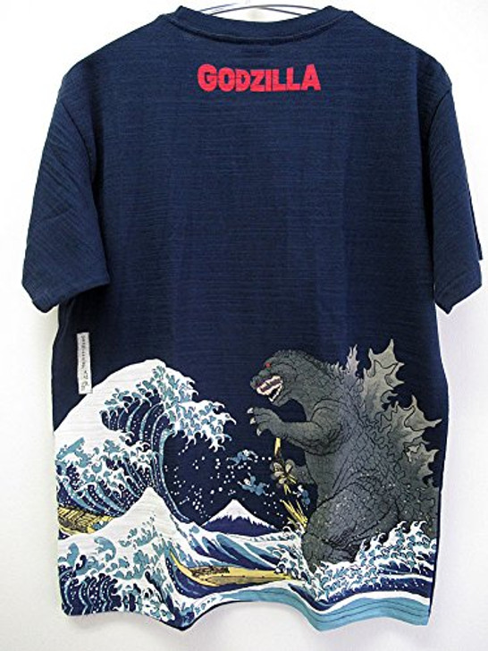 Folcart 508572 Printing T-shirt 36 Views of Mount Fuji and Giant Monster NV XXL