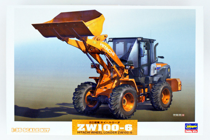 Hasegawa WM04 Hitachi Construction Machinery Wheel Loader ZW100-6 1/35 scale kit
