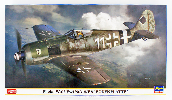 Hasegawa 07470 Focke Wulf Fw190A-8/R8 Bodenplatte 1/48 Scale kit