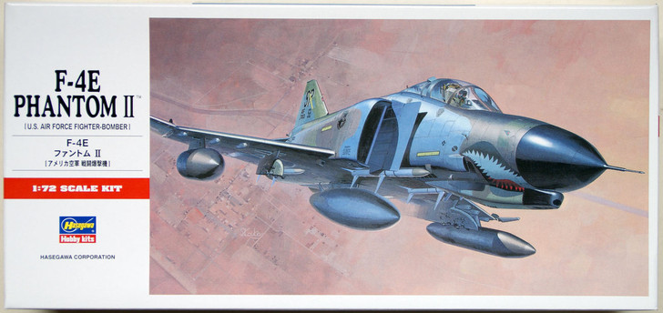 Hasegawa C02 F-4E PHANTOM II 1/72 Scale Kit (4967834013322)