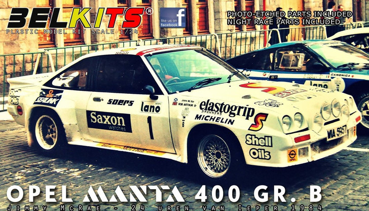 Aoshima (BELKitS) 105504 Opel Manta 400 GR.B Ji | PlazaJapan