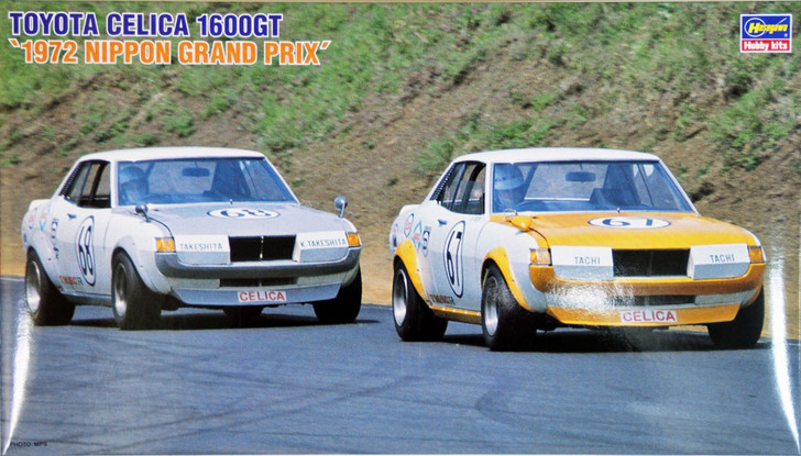 Hasegawa HR07 TOYOTA CELICA 1600GT 1972 Japan Grand Prix 1/24 Scale Kit (4967834210578)
