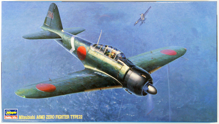 Hasegawa JT17 MITSUBISHI A6M3 ZERO TYPE 22 (ZEKE) 1/48 Scale Kit (4967834191174)