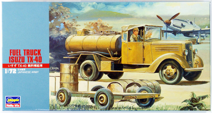 Hasegawa MT16 FUEL TRUCK ISUZU TX40 1/72 Scale Kit (4967834312166)