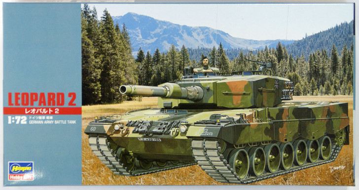 Hasegawa MT34 LEOPARD 2 TANK 1/72 Scale Kit (4967834312340)
