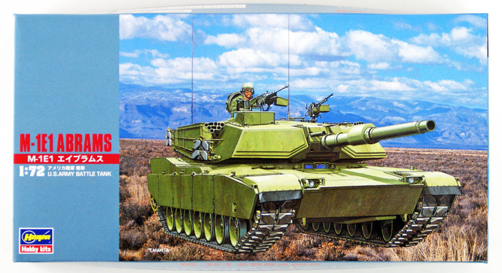 Hasegawa MT35 M-1E1 ABRAMS TANK 1/72 Scale Kit (4967834312357)