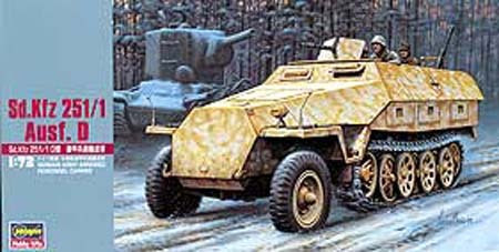 Hasegawa MT44 Sd.Kfz 251/1 Ausf. D TRUCK 1/72 Scale Kit (4967834312449)