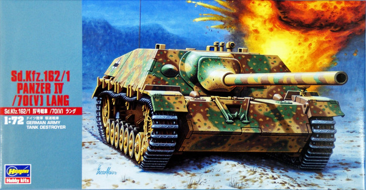 Hasegawa MT50 Sd.Kfz.162/1 PANZER IV/70(V) LANG 1/72 Scale Kit (4967834312500)