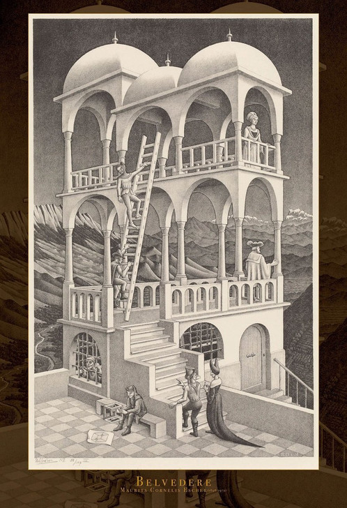 Epoch Jigsaw Puzzle M.C. Escher Belvedere | PlazaJapan