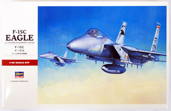 Hasegawa PT49 F-15C EAGLE (US Air Force Air Superiority Fighter) 1/48 Scale Kit (4967834072497)