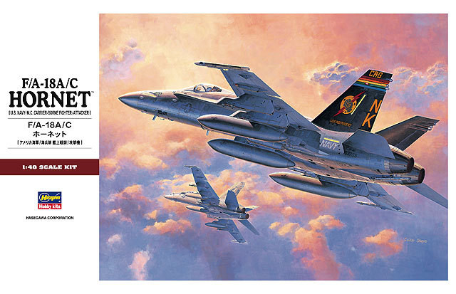Hasegawa PT50 F/A-18A/C HORNET (US Navy) 1/48 Scale Kit