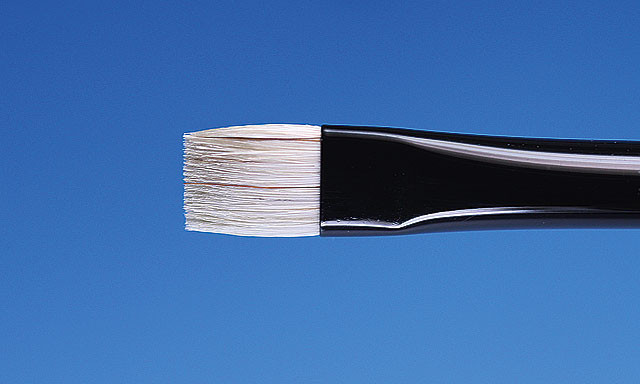 Hasegawa KF-07 Flat Brush (Short) Hira Fude (Kumanofude) (4967834712577)