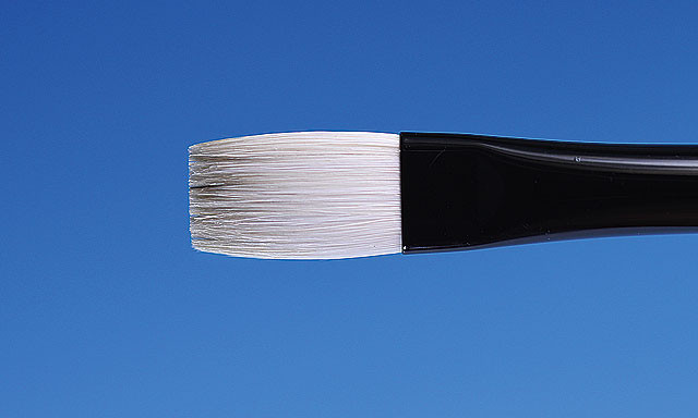 Hasegawa KF-08 Flat Brush (Medium) Hira Fude (Kumanofude) (4967834712584)