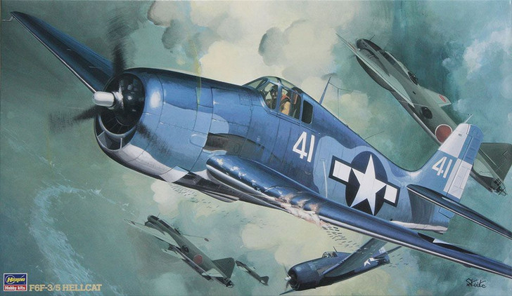 Hasegawa 1/32 F6F-3/5 Hellcat Plastic Model