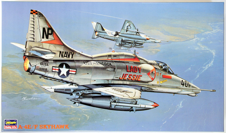 Hasegawa ST13 US Navy A-4E/F SKYHAWK 1/32 Scale Kit (4967834088634)