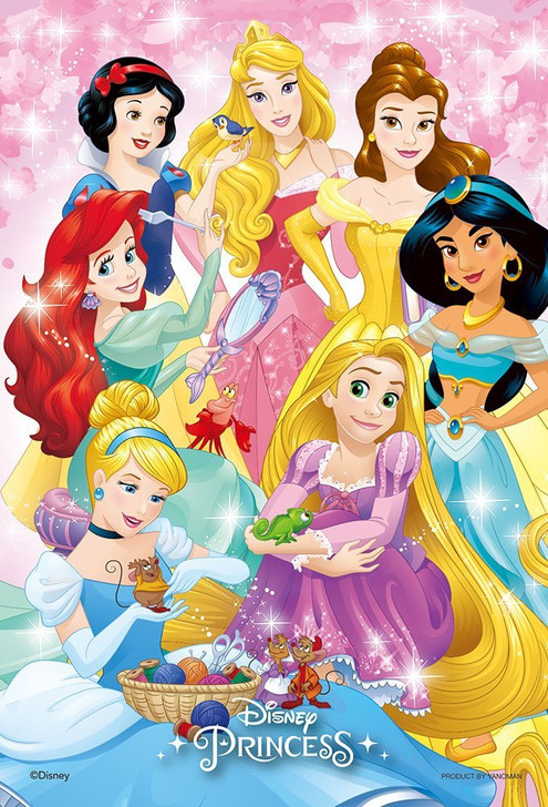 Yanoman Jigsaw Puzzle 99-460 Disney Princess Beautiful Time (99 Small Pieces)