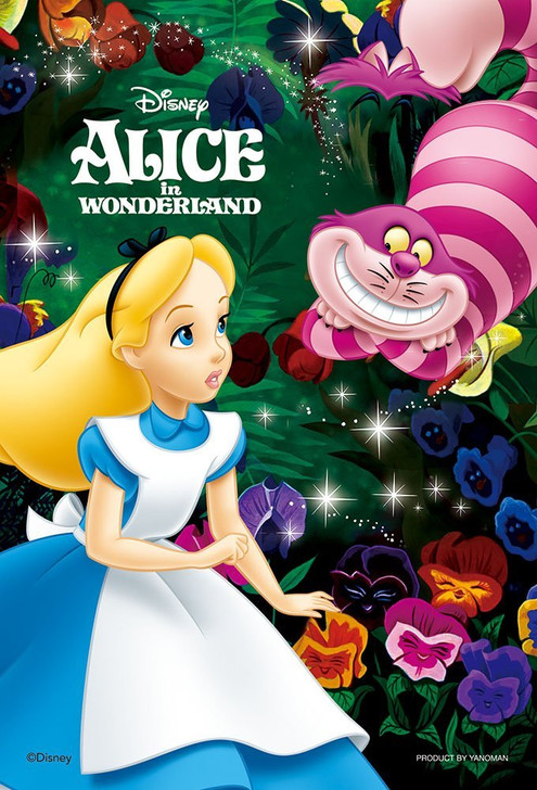 Yanoman Jigsaw Puzzle 99-459 Disney Alice in Wonderland Cheshire Cat (99 Small Pieces)