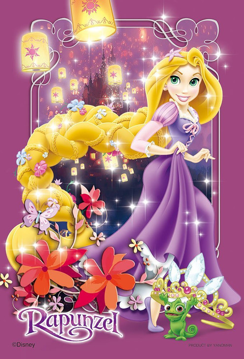 Yanoman Jigsaw Puzzle 99-456 Disney Tangled Rapunzel Magical Hair Princess (99 Small Pieces)